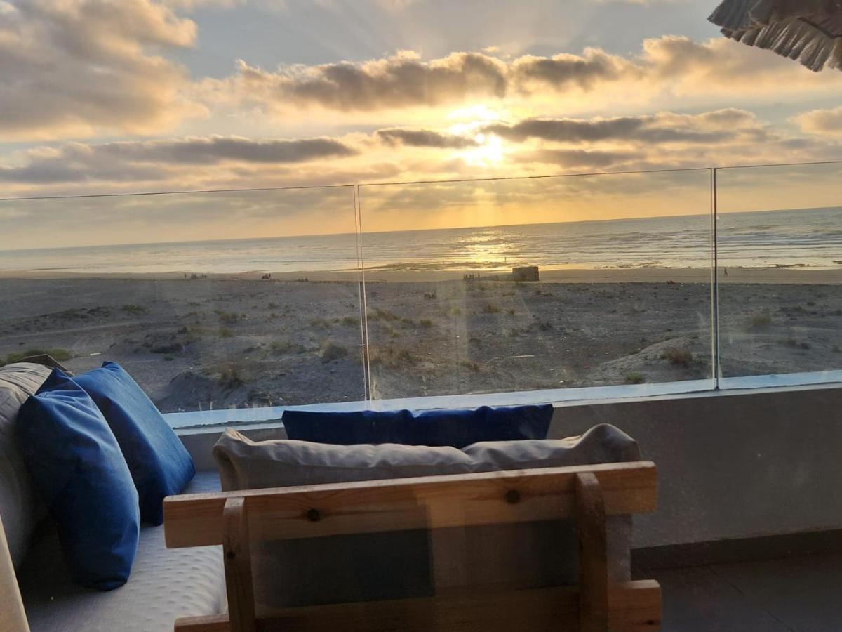 Sidi Rahal Blue View, Beachfront Wide Seaview With Pool Eksteriør billede