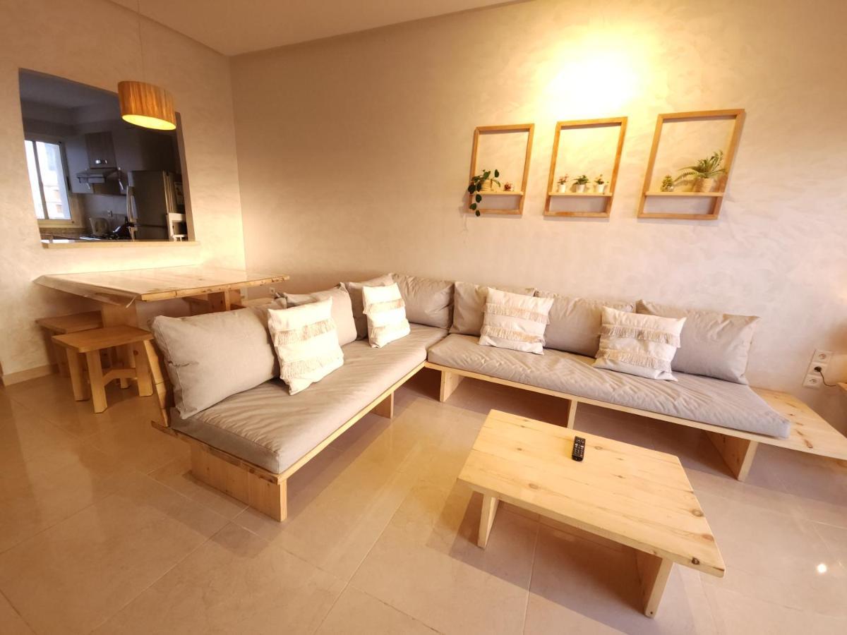 Sidi Rahal Blue View, Beachfront Wide Seaview With Pool Eksteriør billede