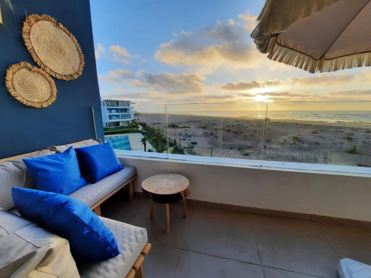 Sidi Rahal Blue View, Beachfront Wide Seaview With Pool Eksteriør billede