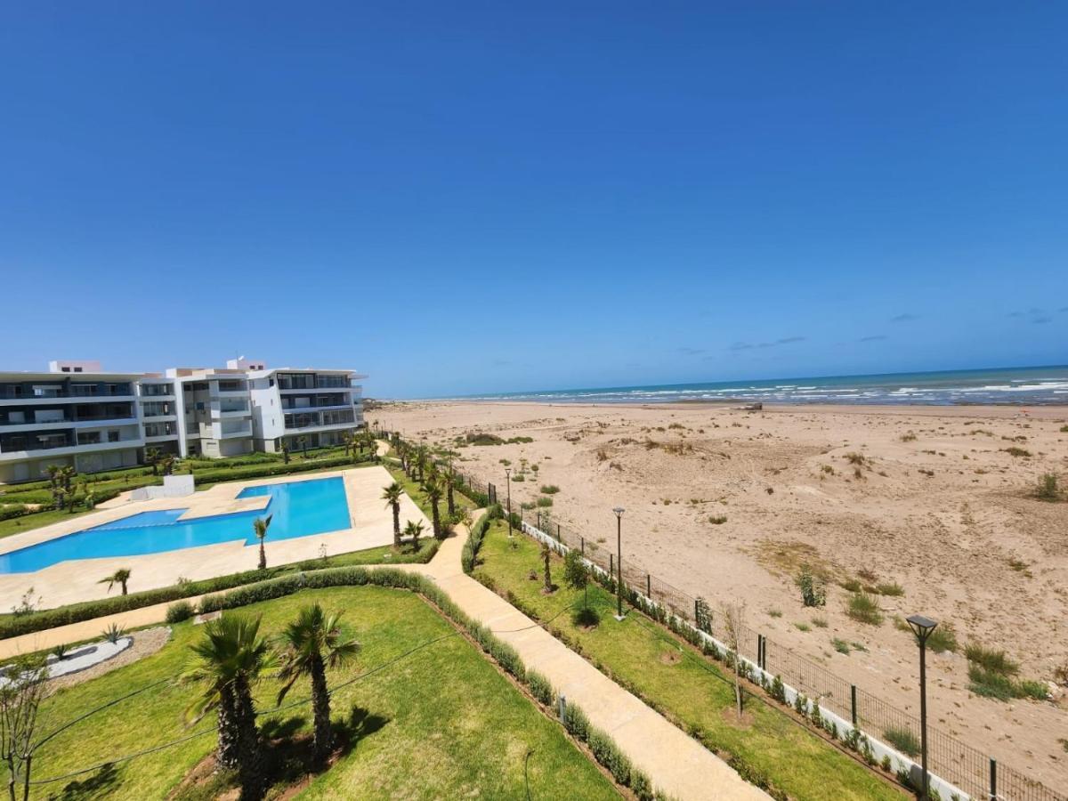 Sidi Rahal Blue View, Beachfront Wide Seaview With Pool Eksteriør billede