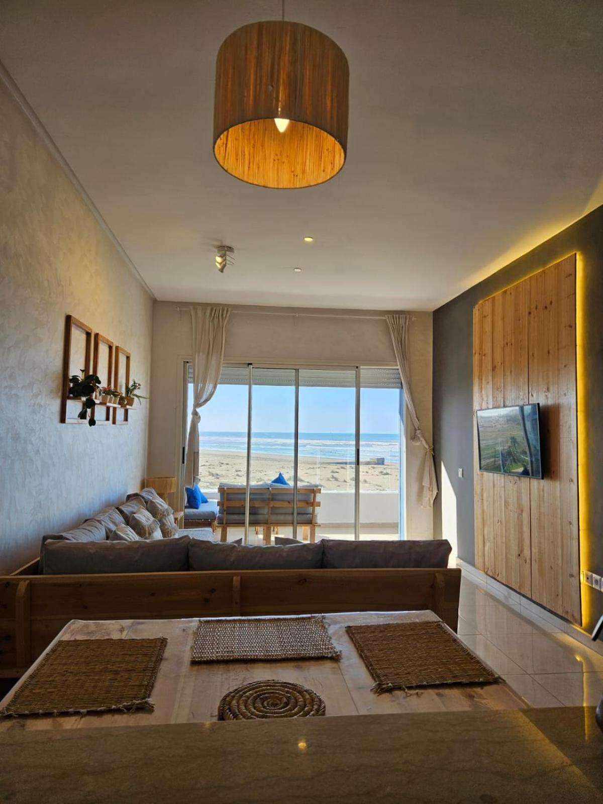 Sidi Rahal Blue View, Beachfront Wide Seaview With Pool Eksteriør billede