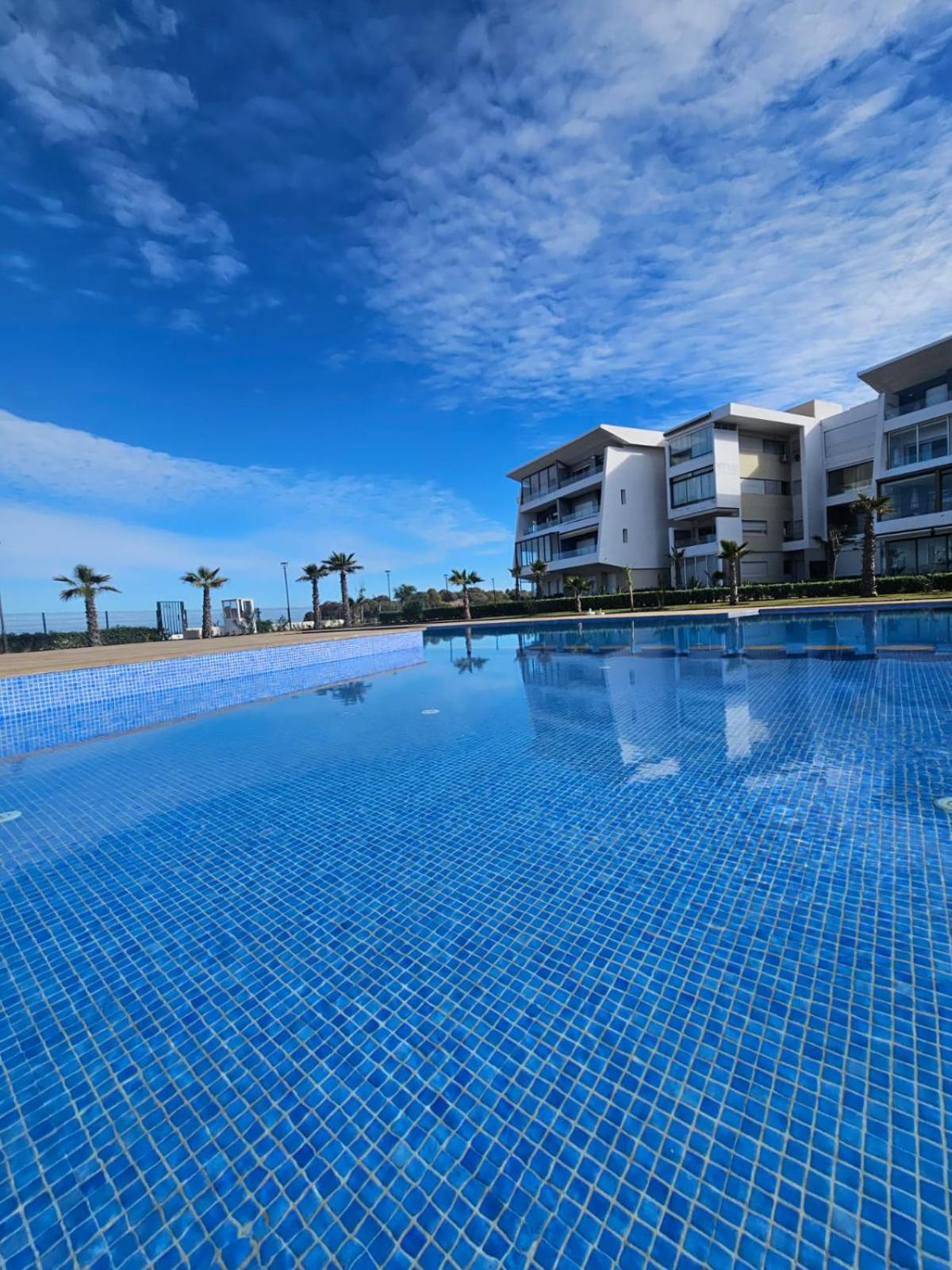Sidi Rahal Blue View, Beachfront Wide Seaview With Pool Eksteriør billede