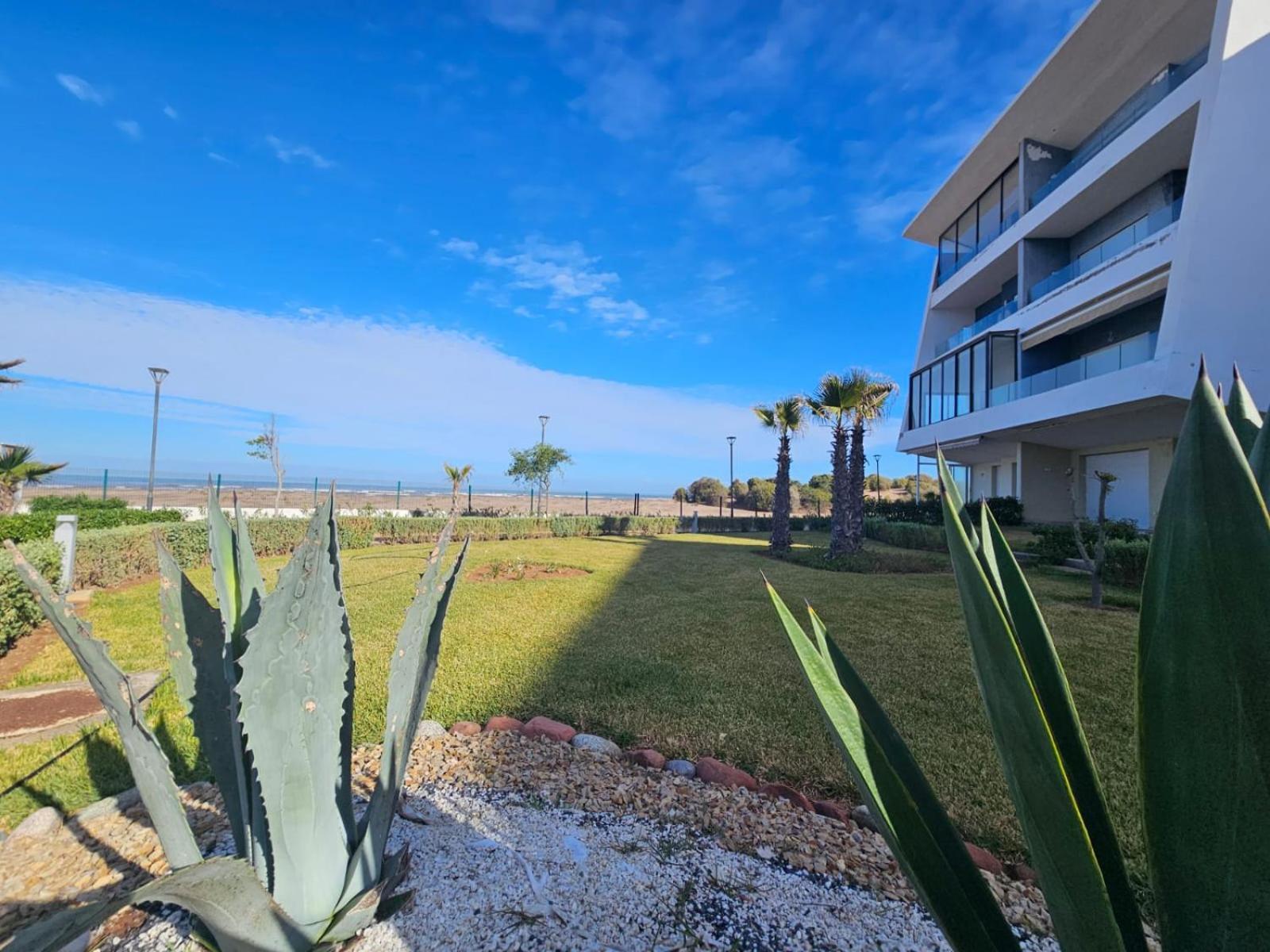 Sidi Rahal Blue View, Beachfront Wide Seaview With Pool Eksteriør billede
